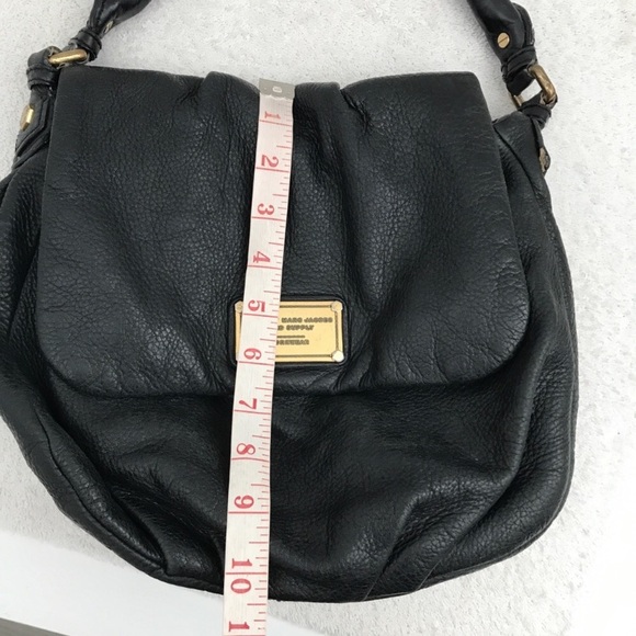 MARC BY MARC JACOBS WOMENS LIK UTIKA BLACK LEATHER HANDBAG - Picture 10 of 15